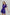 Purple Ruffled Mini Dress Viva