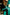 Crystal Stone Emerald Green Long Gloves