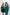 Crystal Stone Emerald Green Long Gloves
